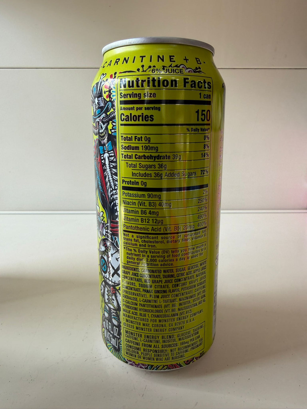 Monster Juice Voodoo Grape Energy Drink 500ml