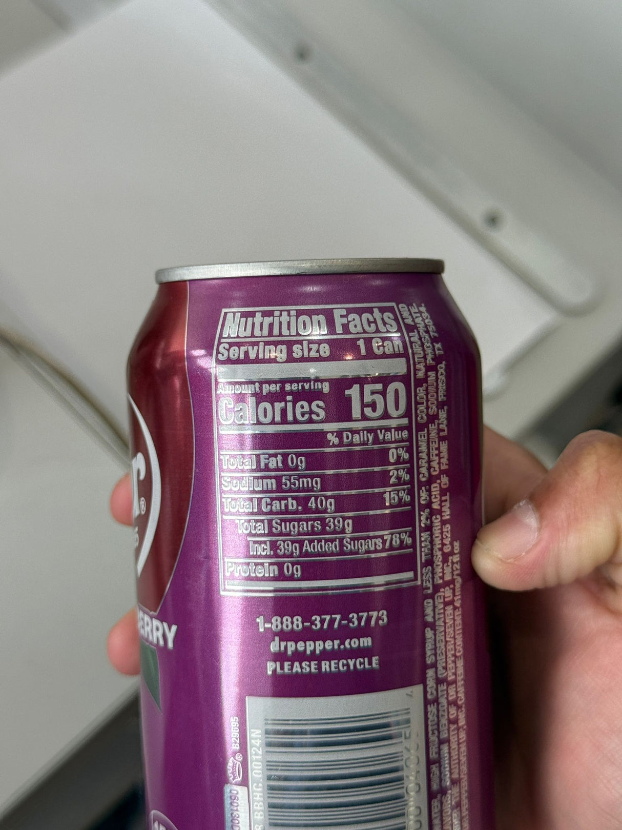 Dr Pepper Blackberry 355ml Can