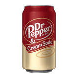 Dr Pepper & Cream Soda 355ml Can