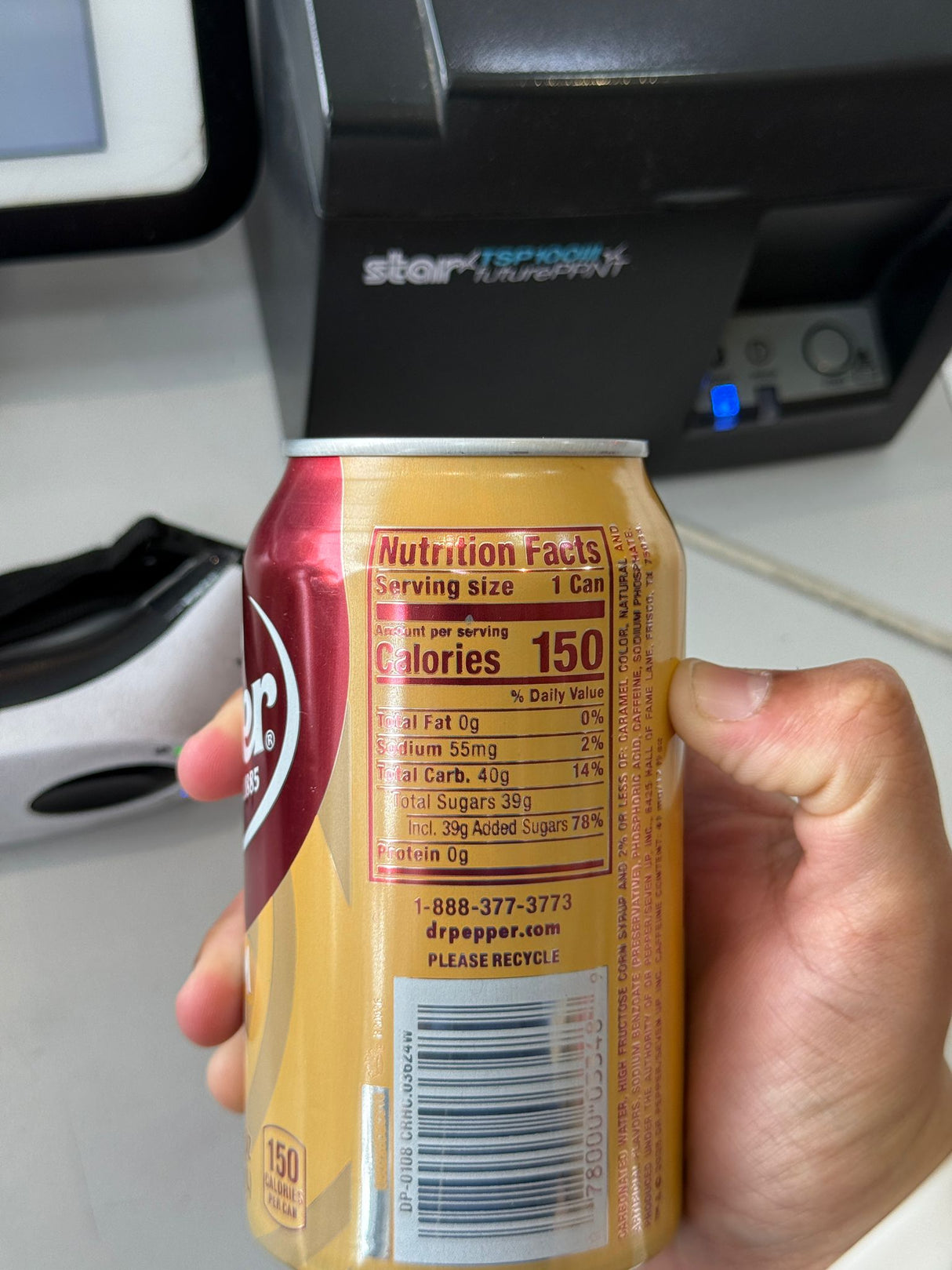 Dr Pepper & Cream Soda 355ml Can