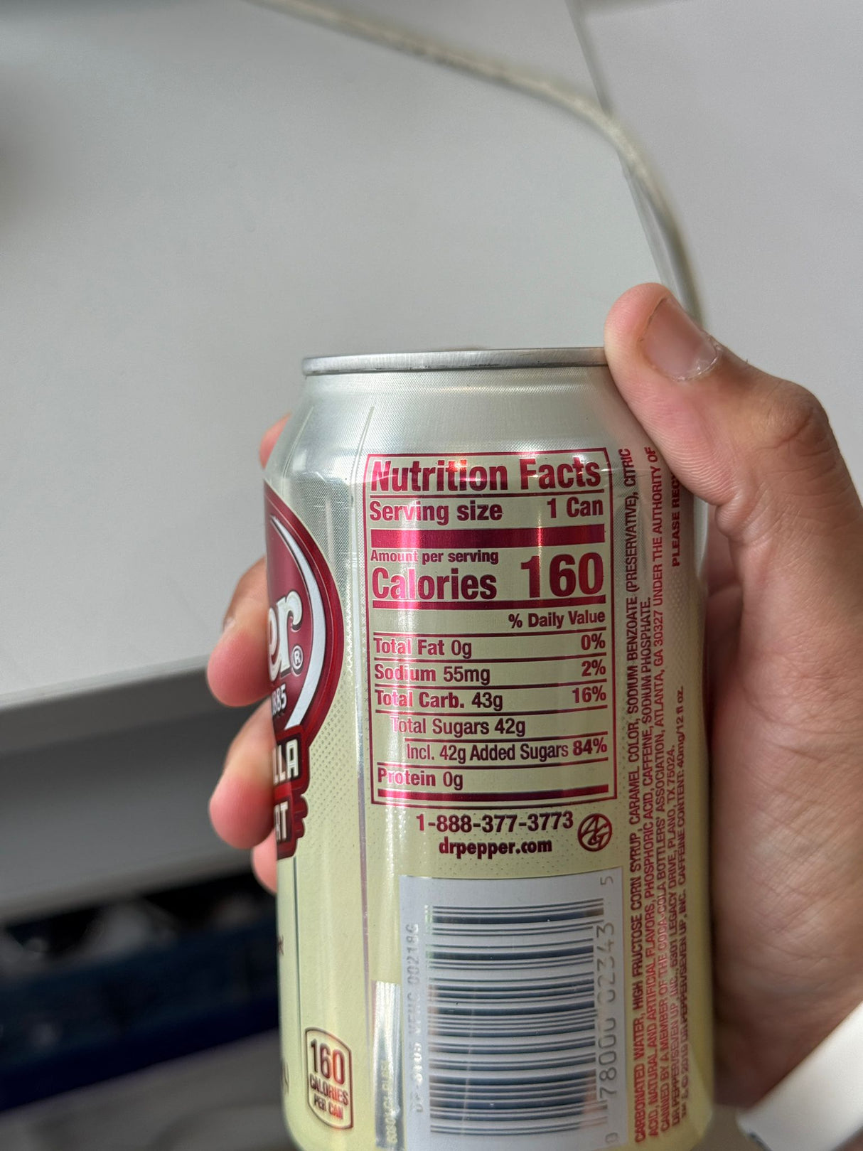 Dr Pepper Vanilla Float 355ml Can