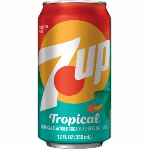 7UP Tropical Flavoured Soda 355ml