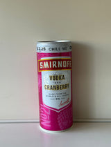 Smirnoff Vodka and Cranberry 250ml Can