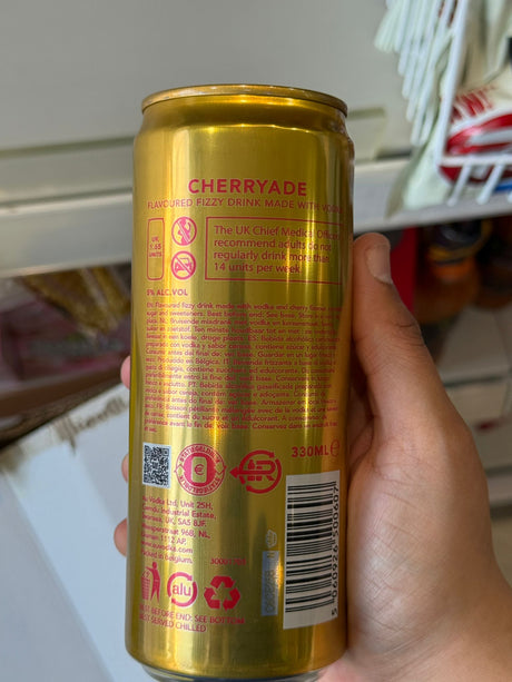 Au Vodka Cherryade Made With Vodka 330ml Can