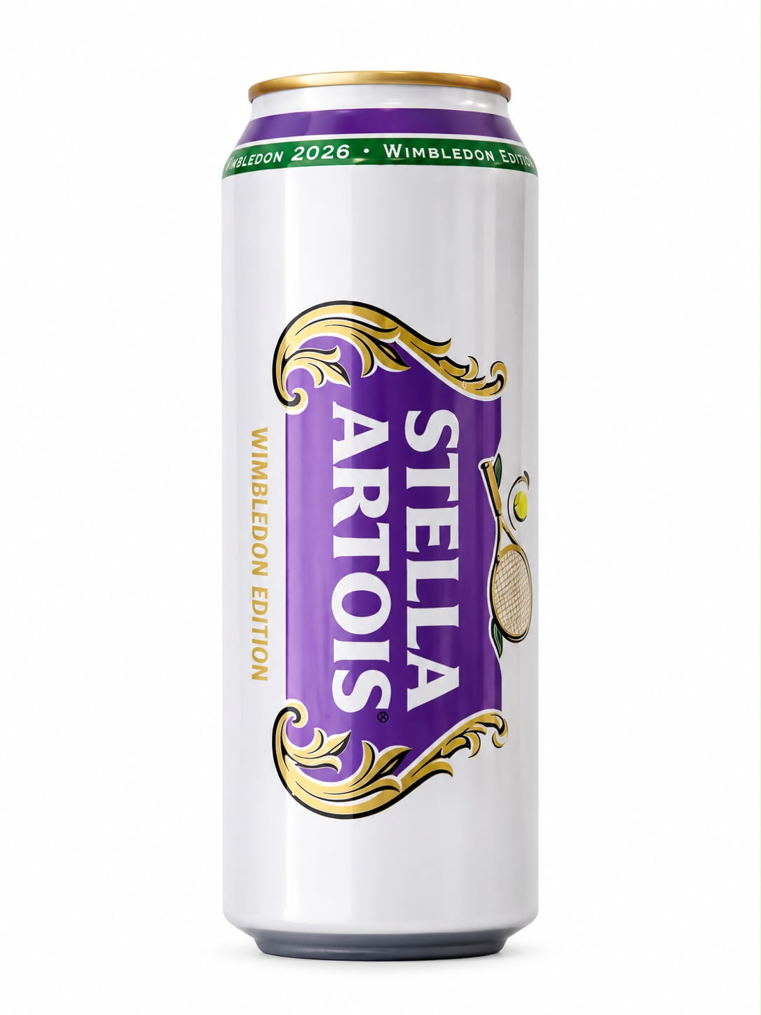 Stella Artois Wimbledon Edition Premium Lager Beer Can 568ml