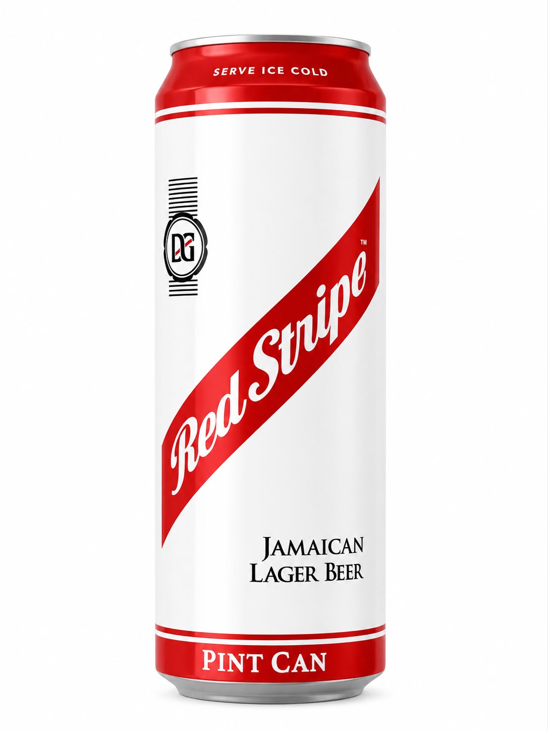 Red Stripe Jamaican Lager Beer Pint Can 568ml