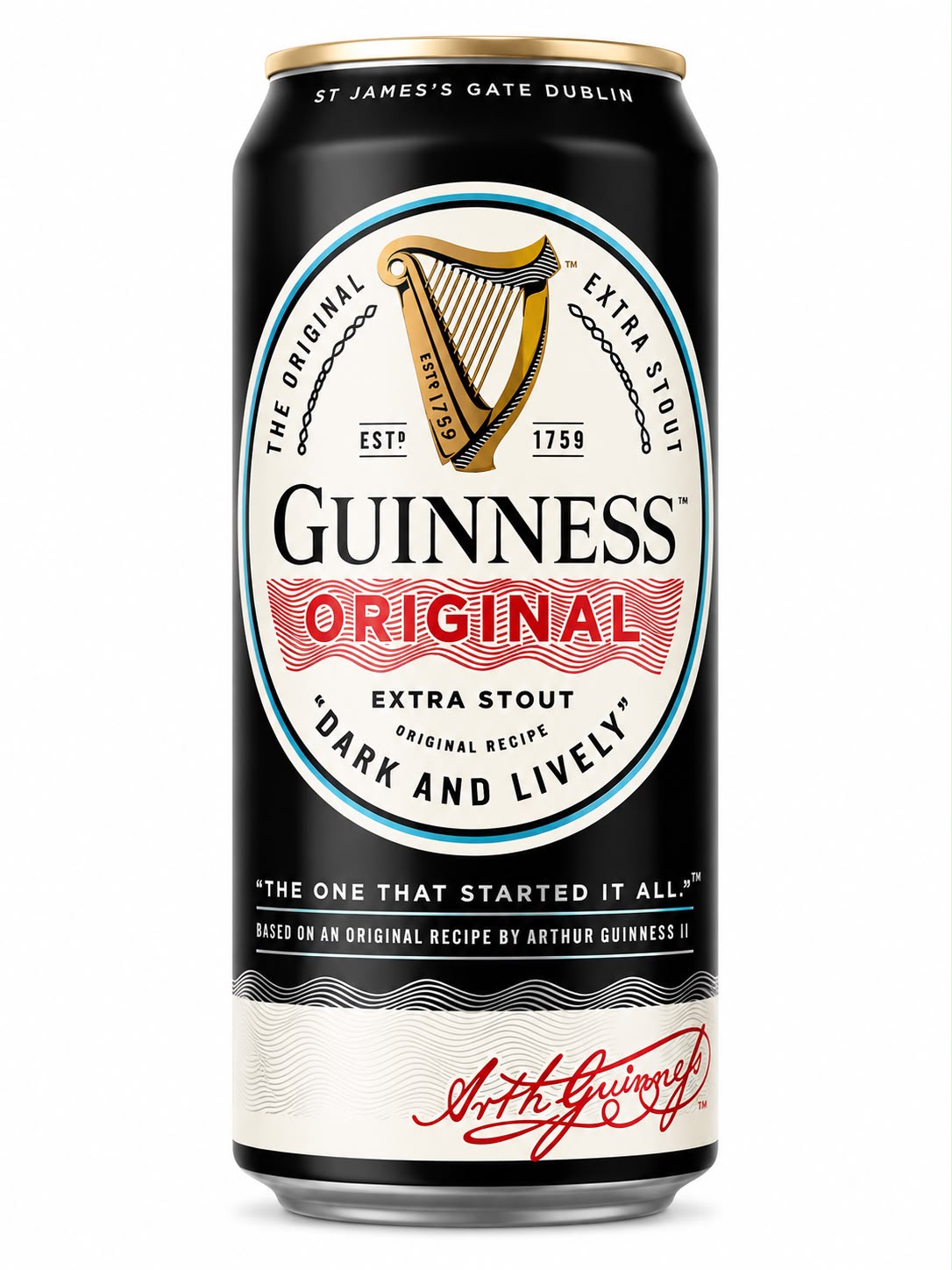 Guinness Original Extra Stout 440ml Can