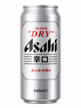Asahi Super Dry Beer Can 440ml