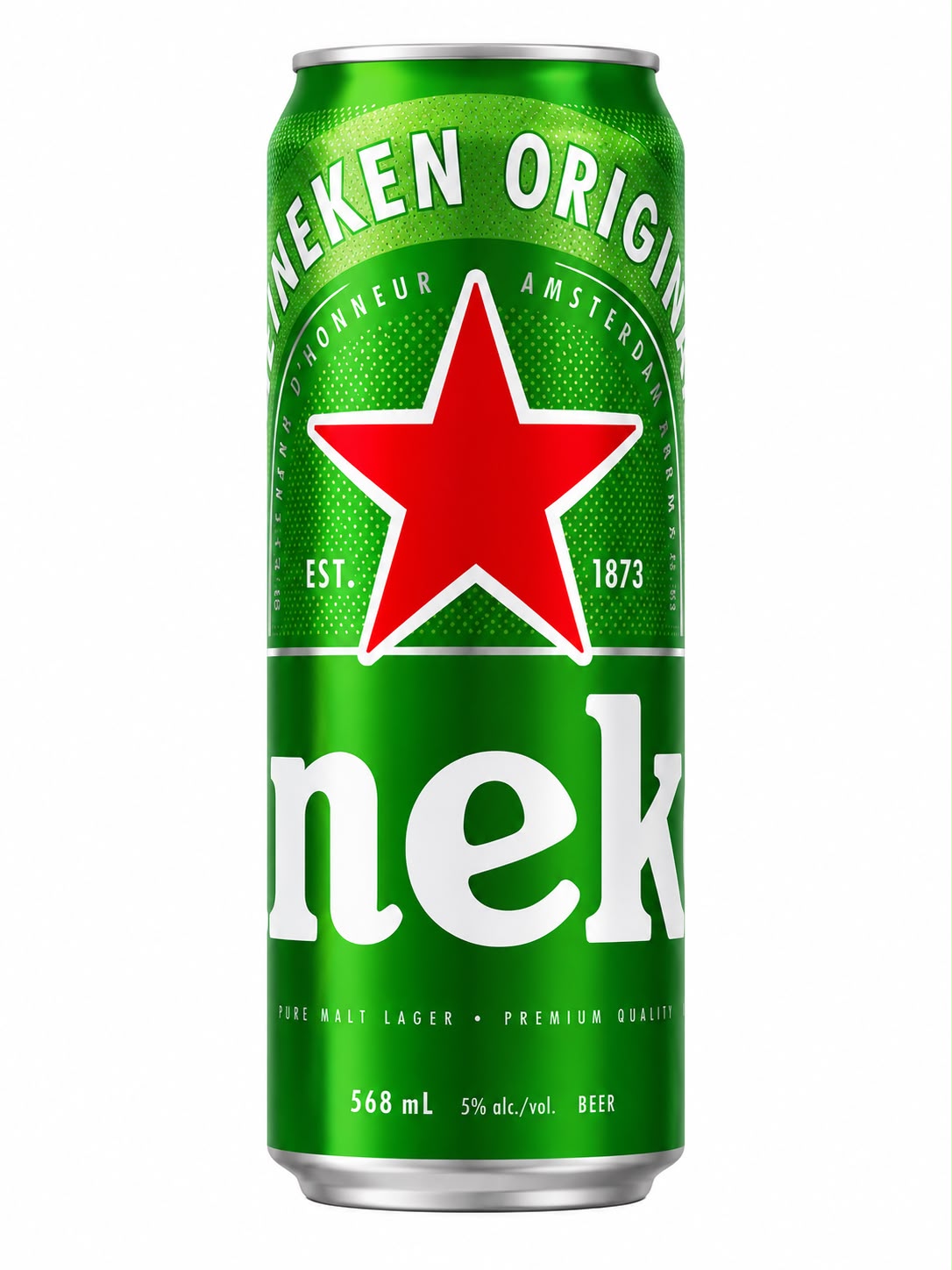 Heineken Original Pure Malt Lager Can 568ml