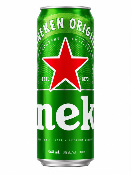 Heineken Original Pure Malt Lager Can 568ml