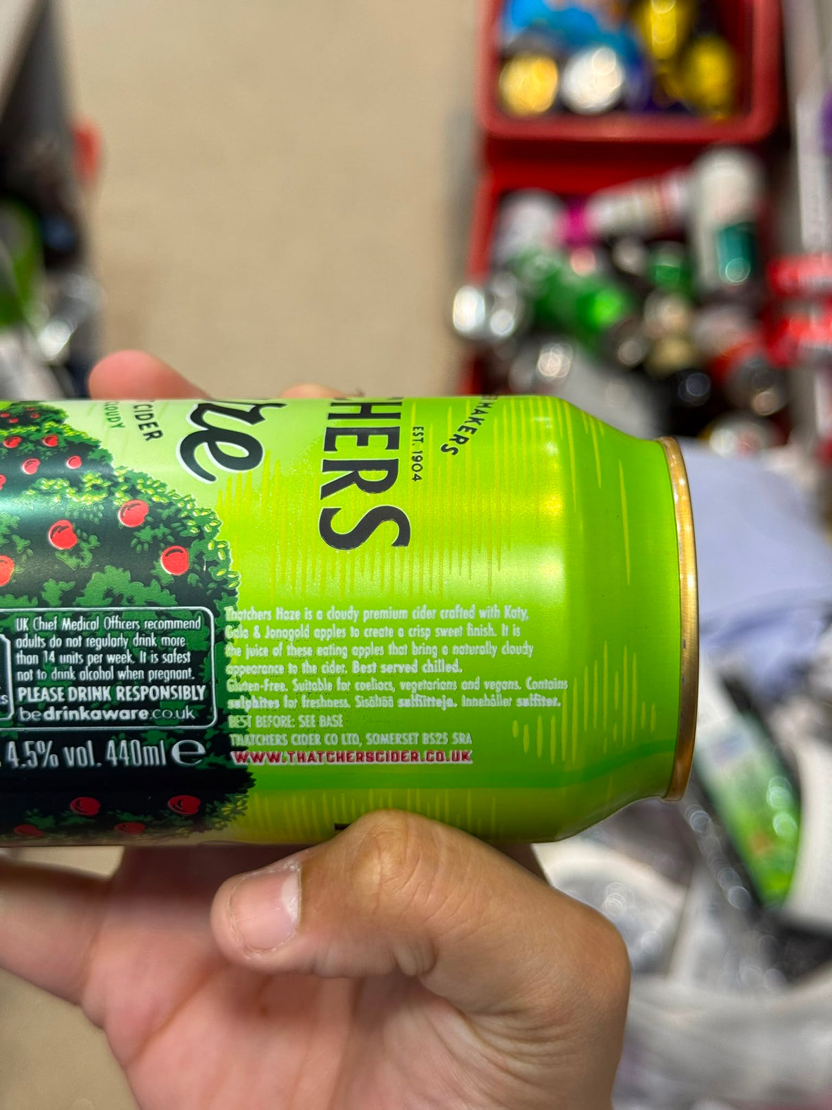 Thatchers Haze Somerset Cider 440ml Can