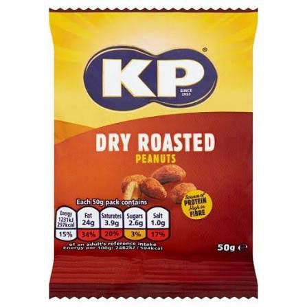 KP Dry Roasted Peanuts 50g