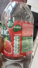 Volvic Touch of Strawberry Still Flavoured Water 500ml
