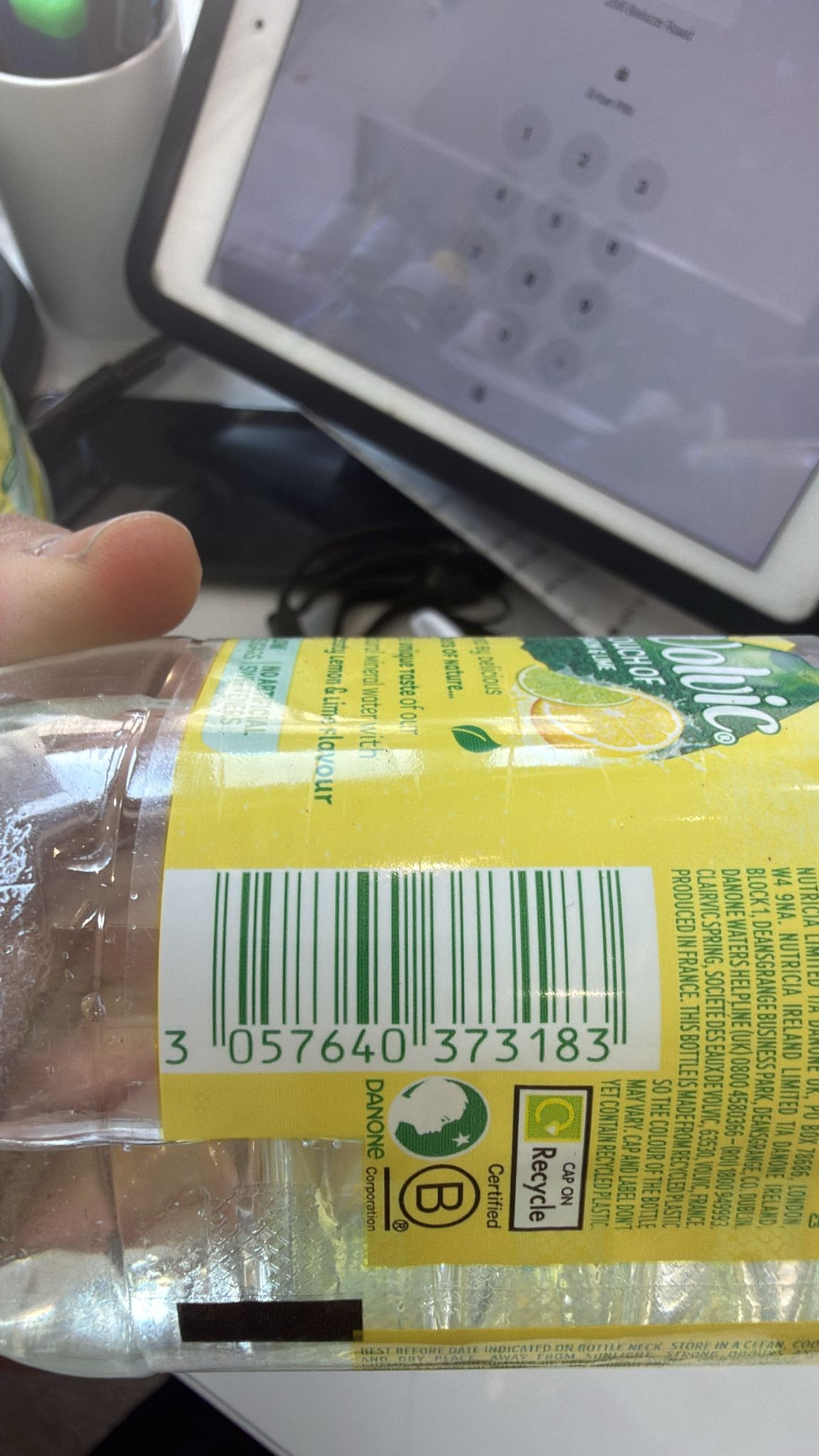 Volvic Touch of Fruit Lemon & Lime 500ml