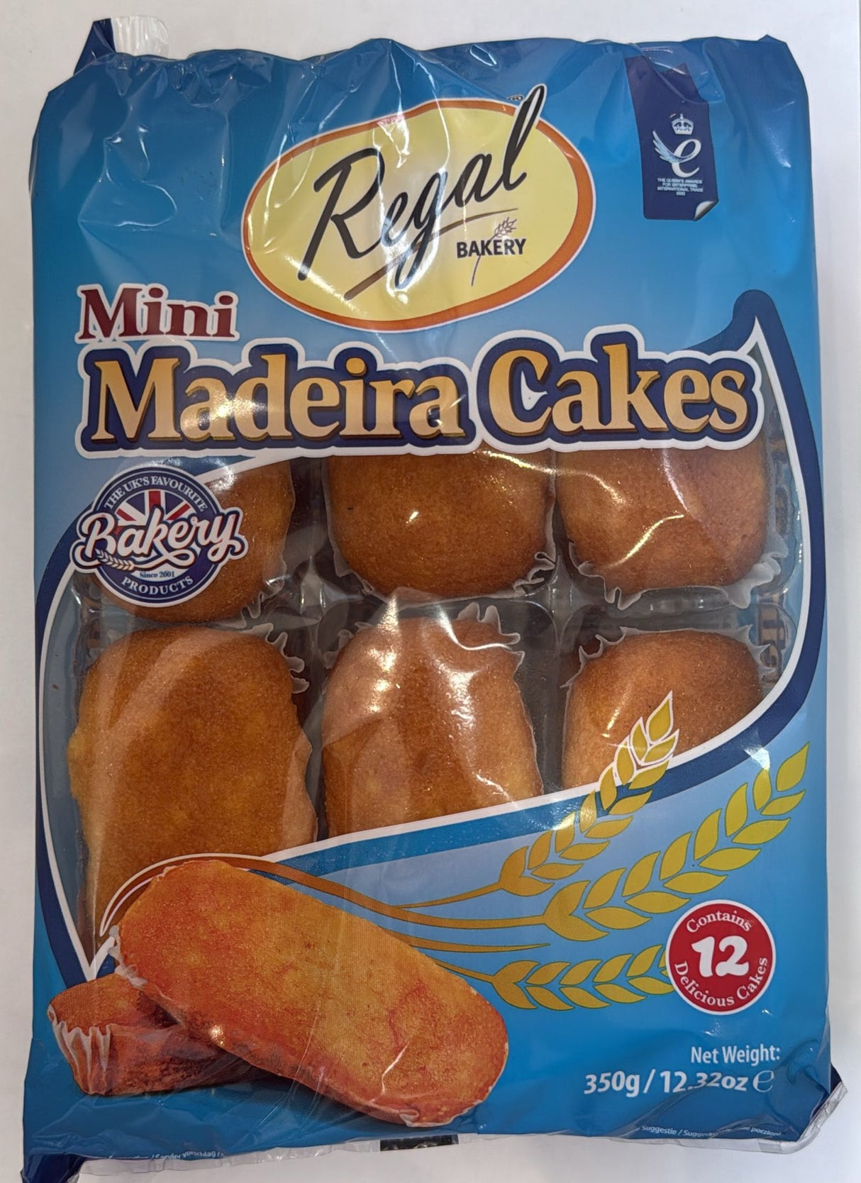 Regal Bakery Mini Madeira Cakes 350g (12 Cakes)