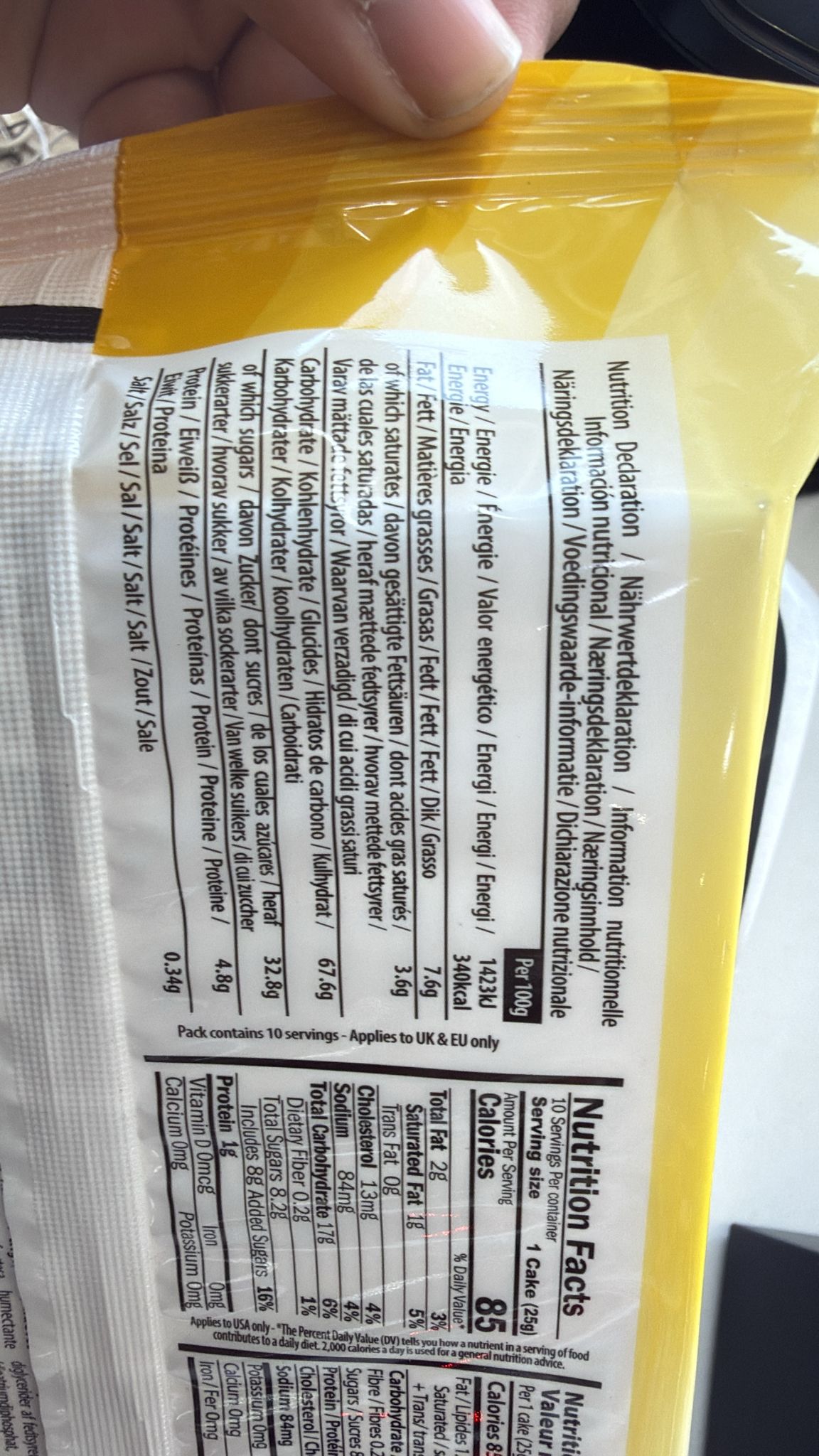 Regal Classic Milk Cakes Snack Cakes 250g (10 x 25g)