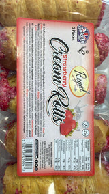 Regal Bakery Strawberry Cream Rolls 5 Pieces