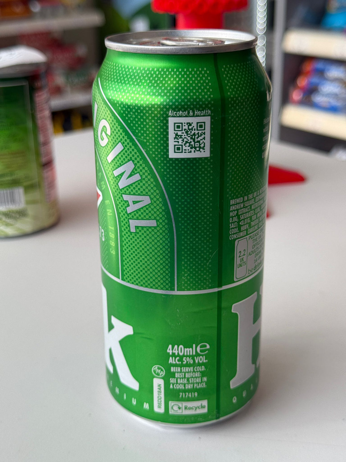 Heineken Original Lager Beer 440ml Can