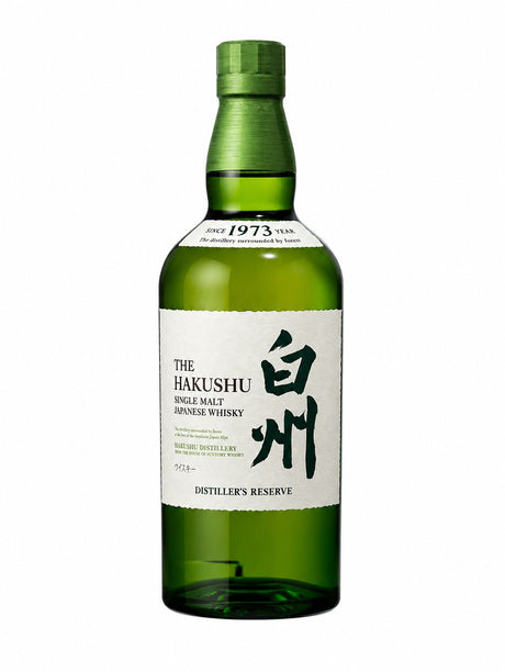 Suntory Hakushu Distiller's Reserve Japanese Whisky back label 70cl | Asian Grocery UK