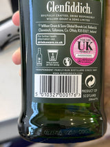 Glenfiddich 12 Year Old Single Malt Scotch Whisky 70cl front label | Asian Grocery UK
