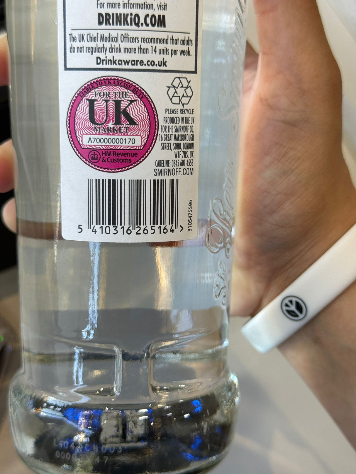 Smirnoff Recipe No. 55 Small Batch Vodka 700ml front label | Asian Grocery UK