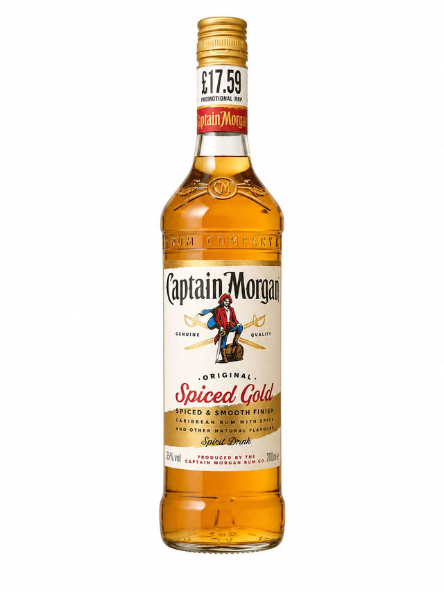 Captain Morgan Original Spiced Gold Rum 700ml bottle front | Asian Grocery UK