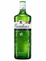 Gordon's London Dry Gin 1L back label with nutrition and botanicals info | Asian Grocery UK