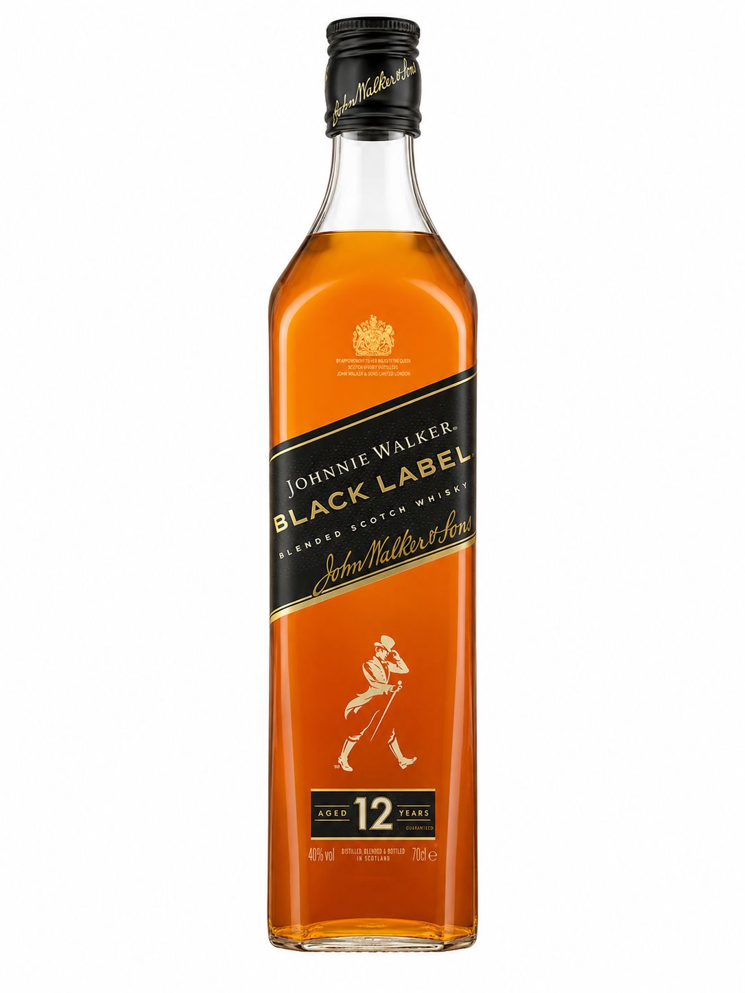 Johnnie Walker Black Label 70cl back label UK duty paid barcode | Asian Grocery UK