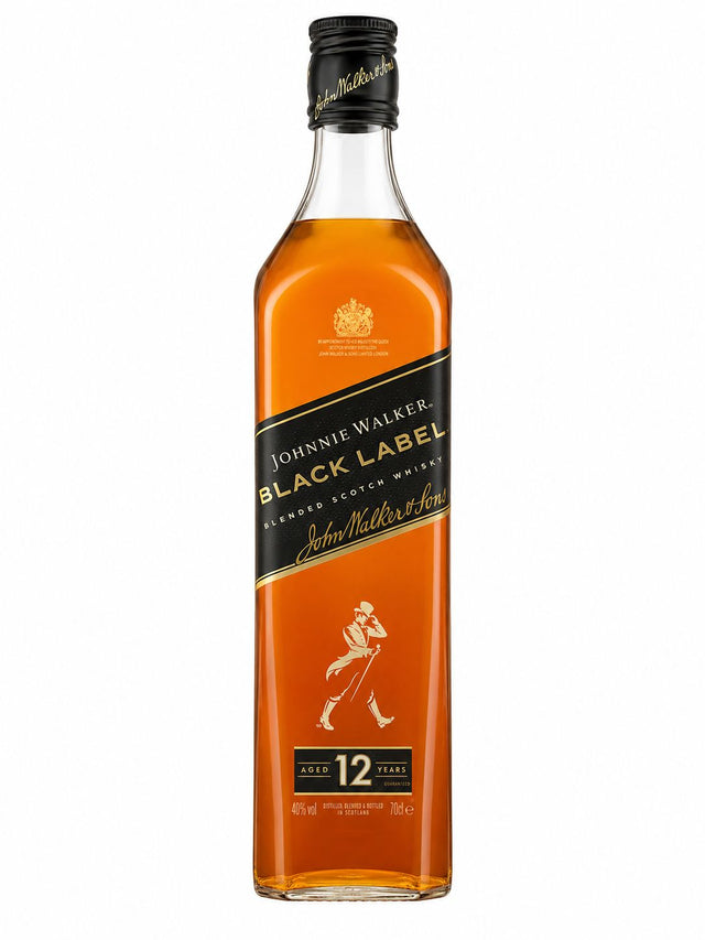 Johnnie Walker Black Label 70cl back label UK duty paid barcode | Asian Grocery UK