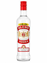 Glen's Vodka Extra Smooth Triple Distilled 70cl front label Scottish spirit | Asian Grocery UK