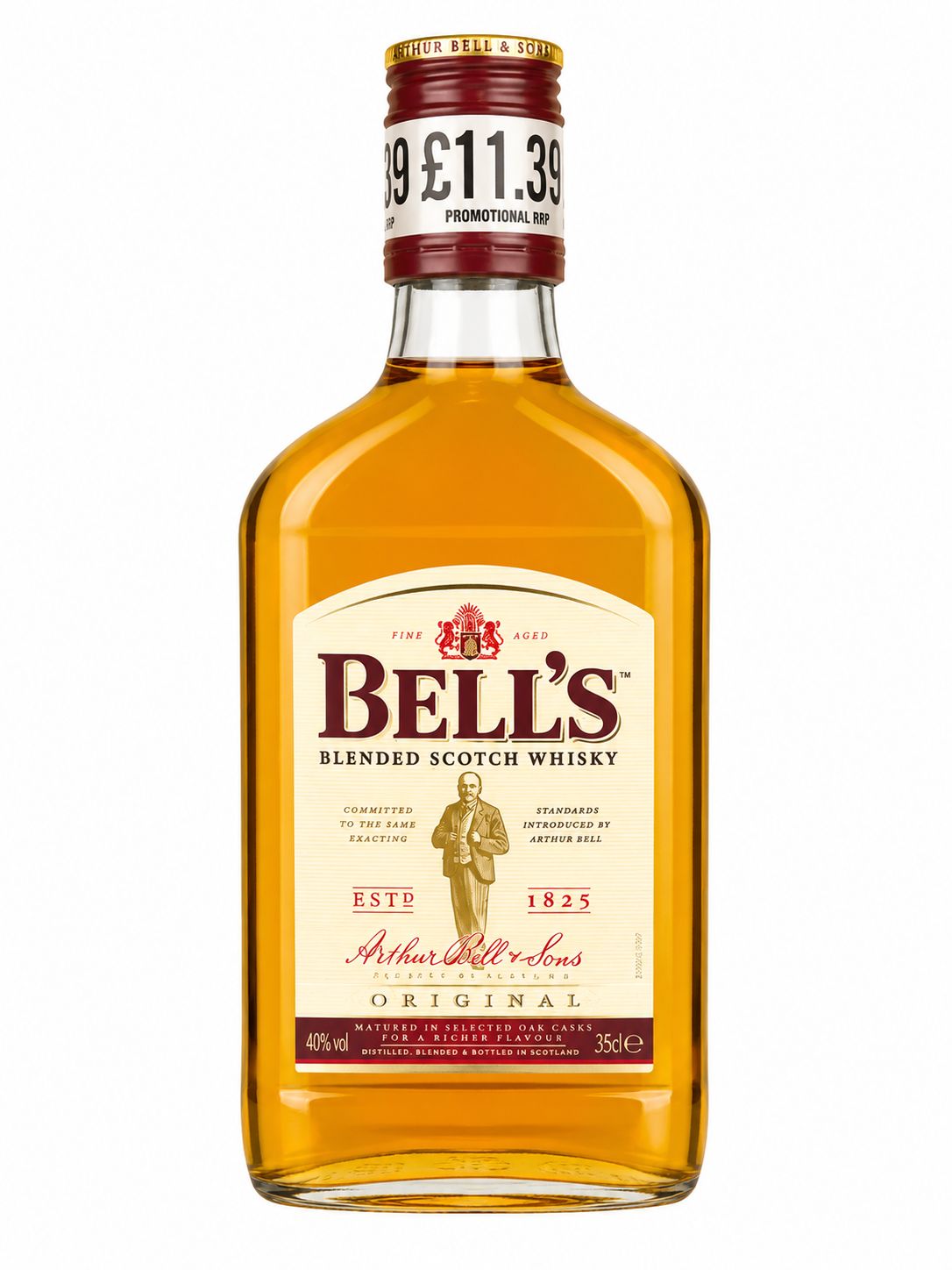 Bell's Blended Scotch Whisky Original 35cl nutrition label | Asian Grocery UK