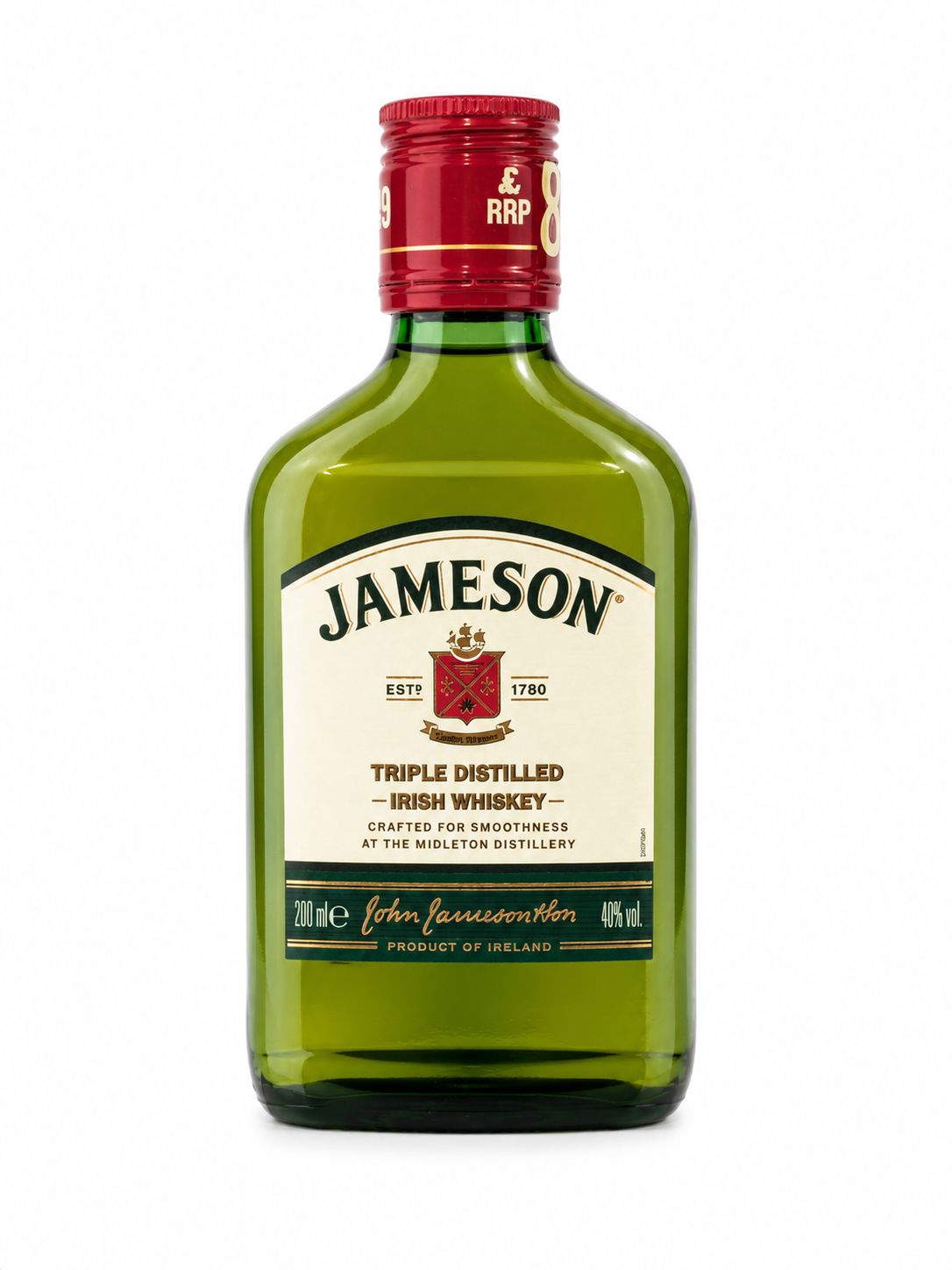 Jameson Irish Whiskey 200ml triple distilled | Asian Grocery UK