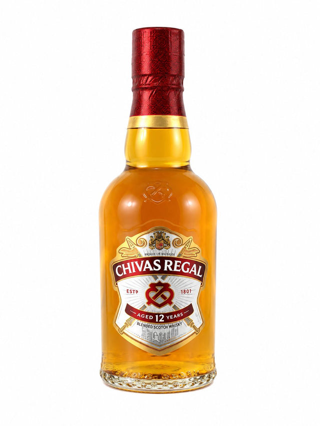 Chivas Regal 12 Year Old Blended Scotch Whisky 35cl front bottle | Asian Grocery UK