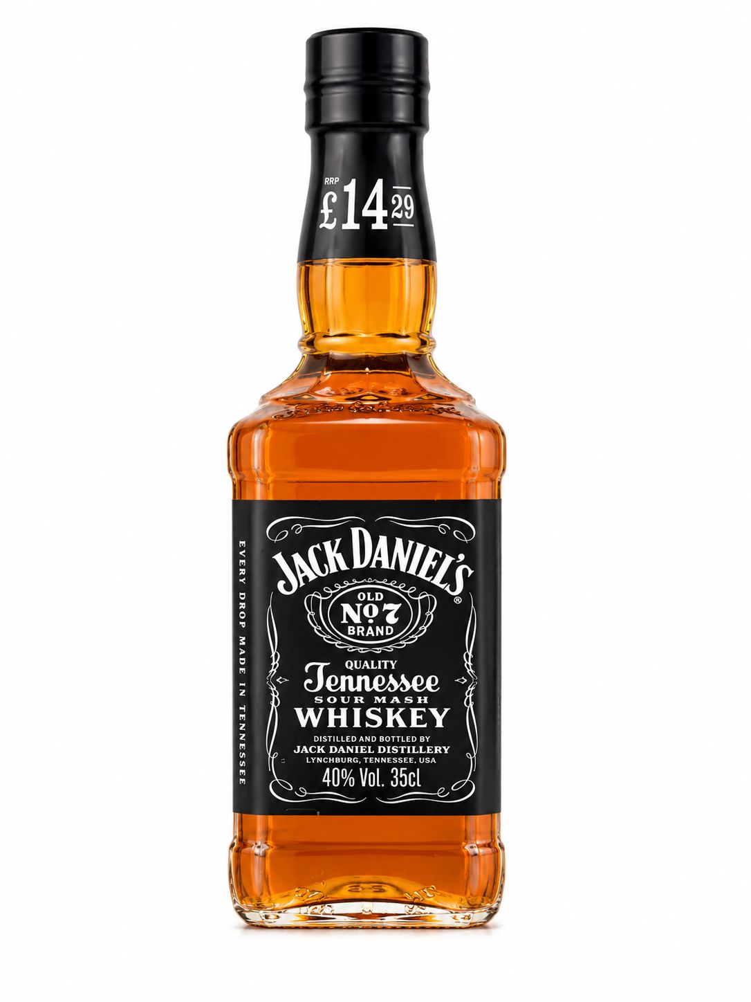 Jack Daniel's Old No. 7 Tennessee Whiskey 35cl front label | Asian Grocery UK