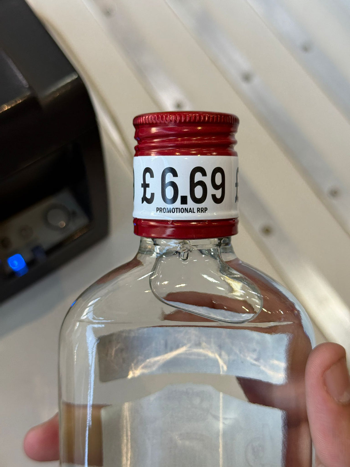 Smirnoff No. 21 Vodka 70cl promotional RRP price label | Asian Grocery UK