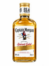 Captain Morgan Original Spiced Gold Rum 20cl back label barcode | Asian Grocery UK