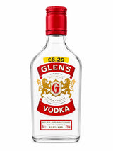 Glen's Vodka 20cl Triple Distilled Scottish Vodka front label | Asian Grocery UK