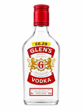 Glen's Vodka 20cl | Triple Distilled Scottish Vodka | Asian Grocery UK