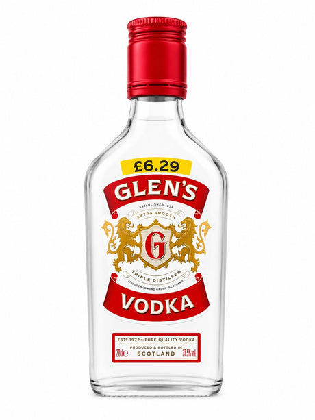Glen's Vodka 20cl | Triple Distilled Scottish Vodka | Asian Grocery UK