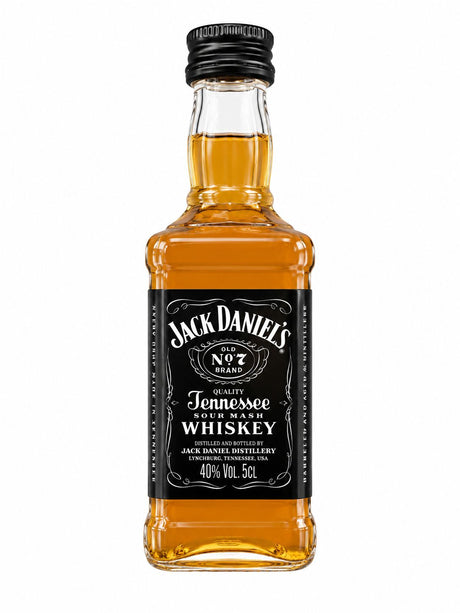 Jack Daniel's Old No. 7 Tennessee Whiskey 5cl barcode and back label | Asian Grocery UK