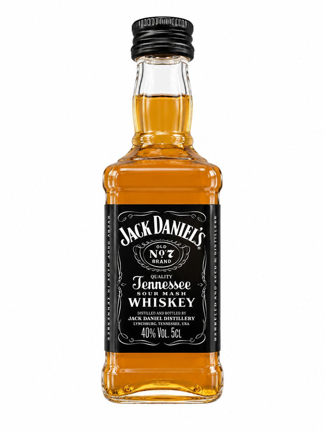 Jack Daniel's Old No. 7 Tennessee Whiskey 5cl barcode and back label | Asian Grocery UK