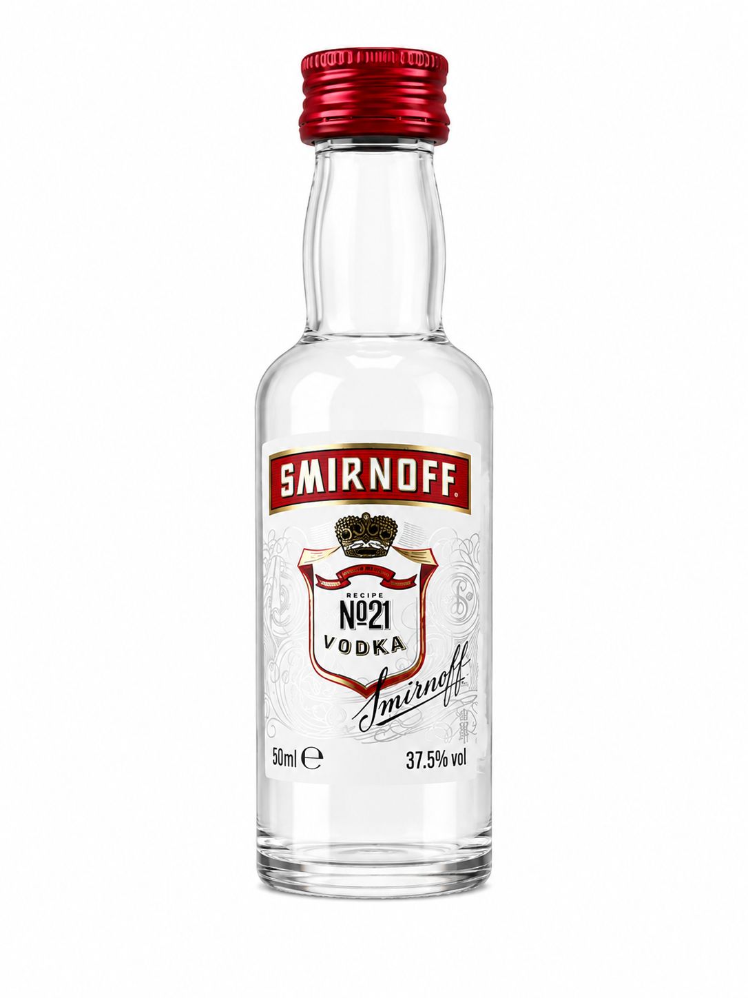 Smirnoff No. 21 Vodka 50ml miniature bottle red cap | Asian Grocery UK