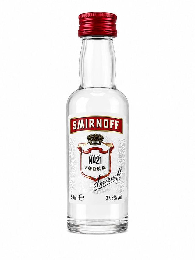 Smirnoff No. 21 Vodka 50ml miniature bottle red cap | Asian Grocery UK