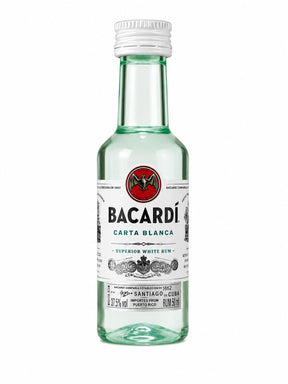 Bacardi Carta Blanca Superior White Rum 50ml Miniature | Asian Grocery UK