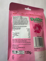 Amos Peelerz Gummy Peach barcode and best before label | Asian Grocery UK