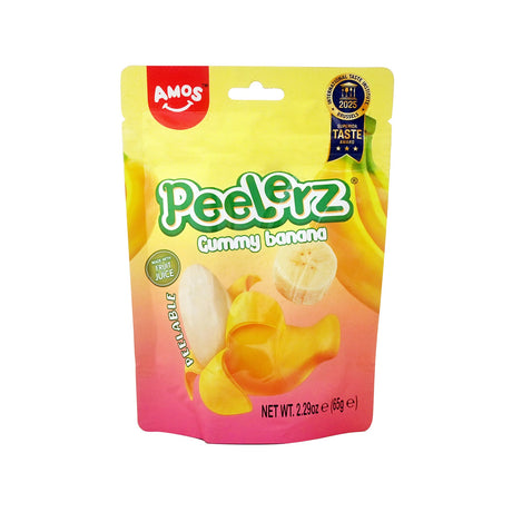 Amos Peelerz Gummy Banana Jelly Sweets 65g | Asian Grocery UK