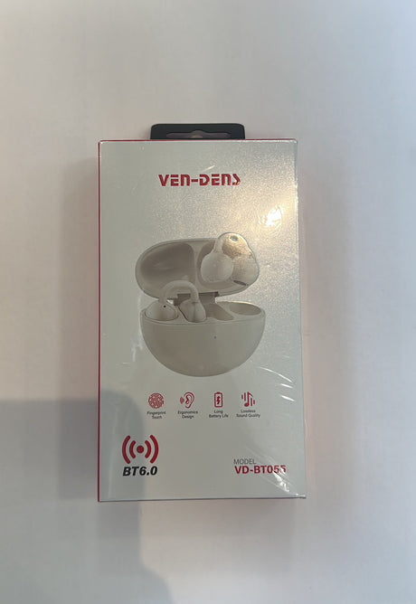 Ven-Dens VD-BT055 True Wireless Earbuds White | Asian Grocery UK