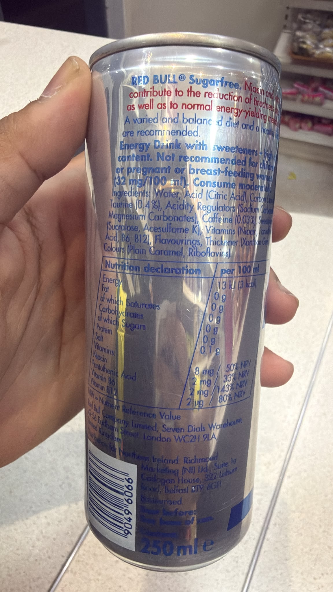 Red Bull Sugarfree Energy Drink 250ml | Asian Grocery UK