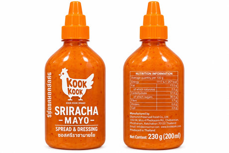 Kook Kook Sriracha Mayo Spread & Dressing 230g (200ml)