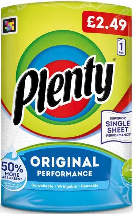 Plenty Original Performance kitchen towel pack details | Asian Grocery UK